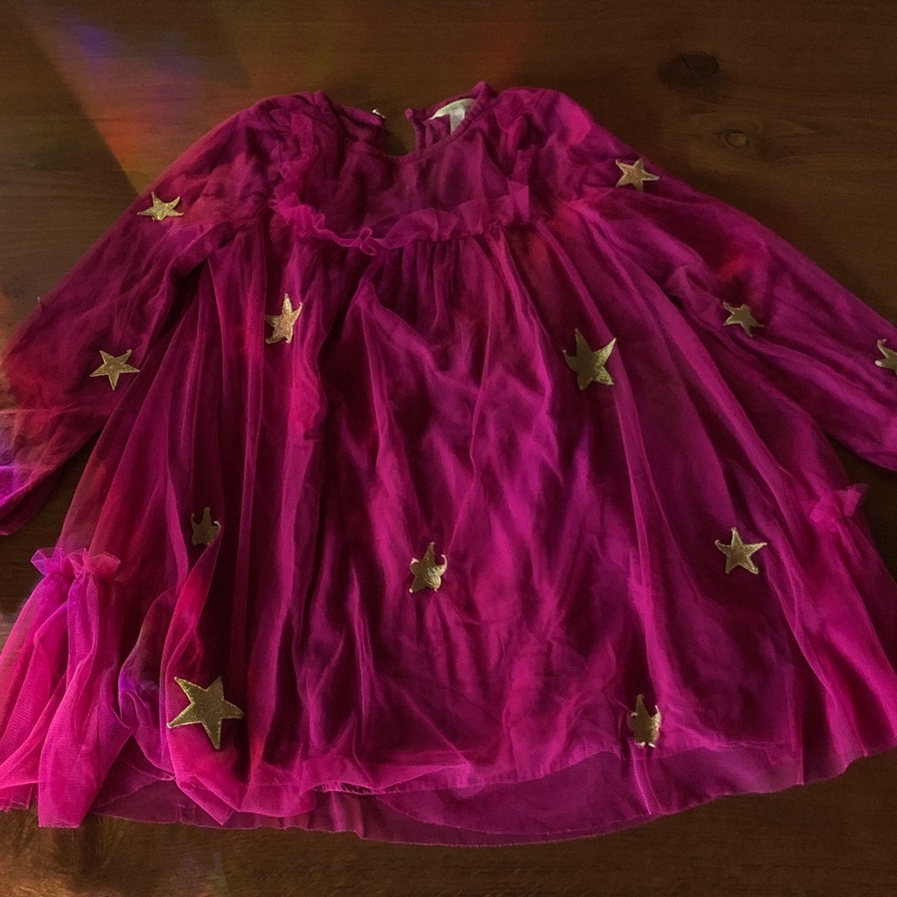 Matilda Jane Twinkling Stars Tulle Appliqué Dress